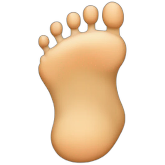 foot emoji