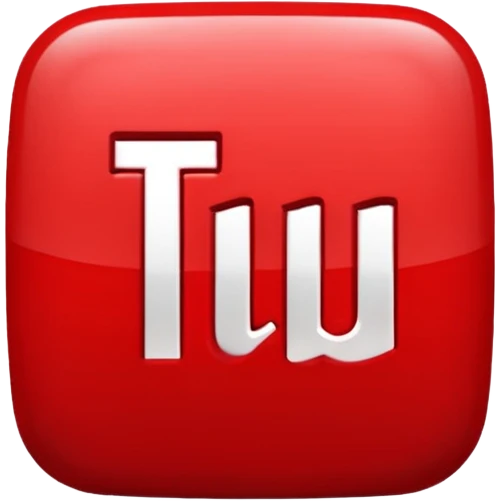 YouTube logo emoji