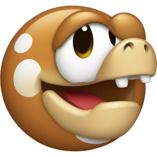 Yoshi brown colores  emoji