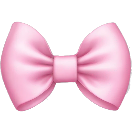 Babypink bow  emoji