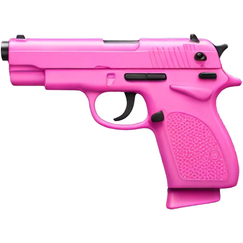 Pink gun emoji