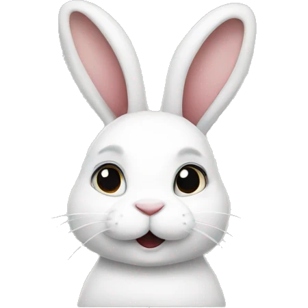 White rabbit  emoji
