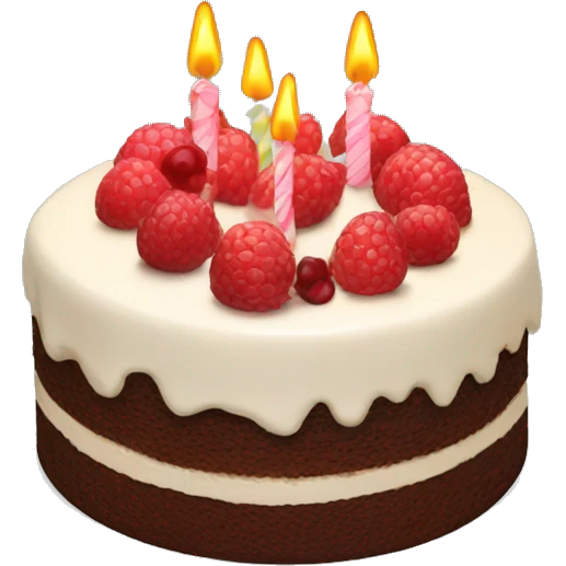 Kids birthday cake emoji