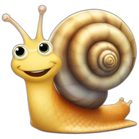 Snail celebrate emoji