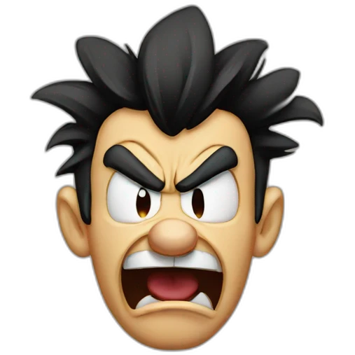 Angry Mickey emoji
