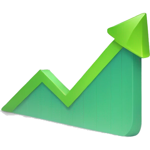 Rising graph tab only one arrow emoji