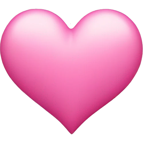 Pink heart  emoji