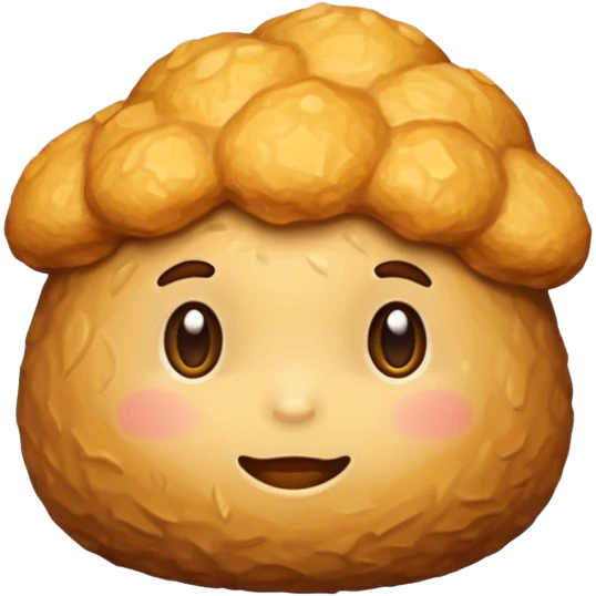make a nugget emoji no face please emoji