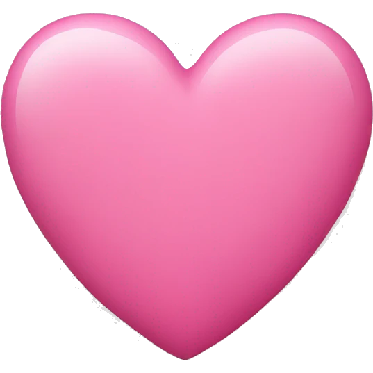 Pink heart emoji