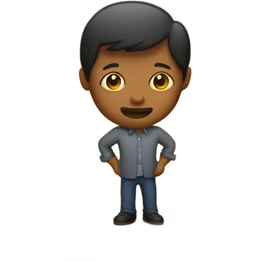 man goes on a wooden board emoji