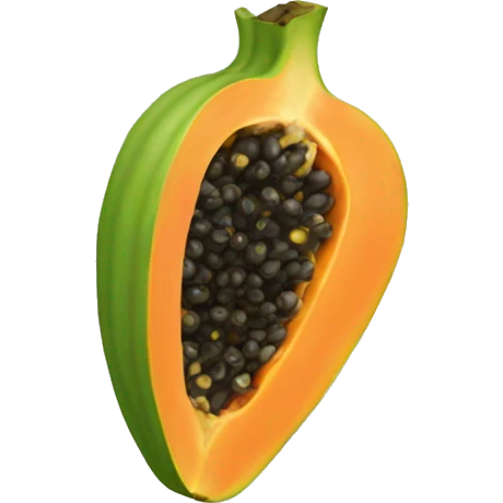 papaya emoji
