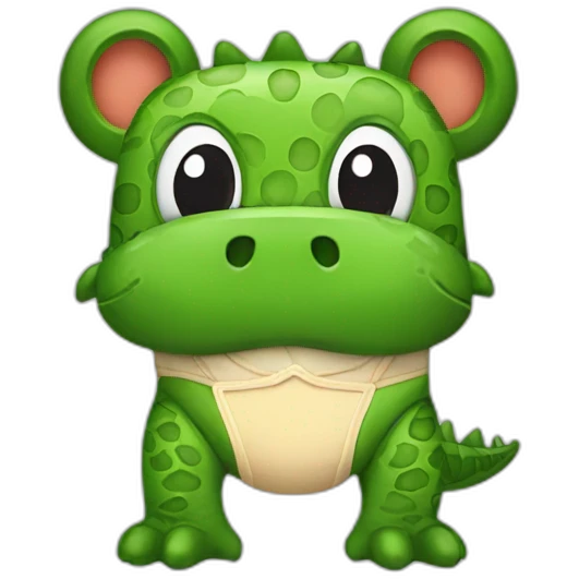 Crocodile in underwear emoji