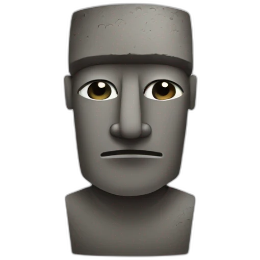 Saudi moai emoji