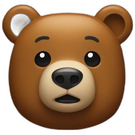 Bear brick emoji