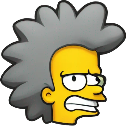 Bart Simpson BDG emoji