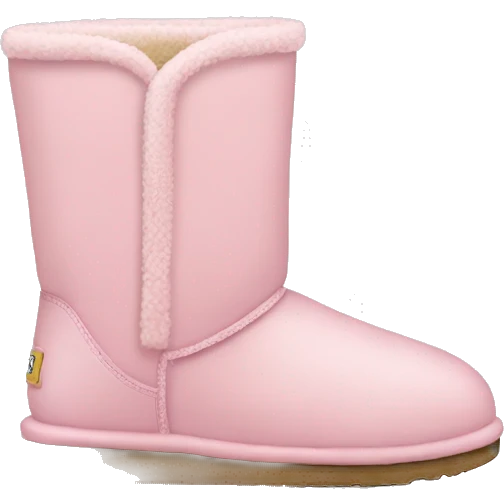 light pink uggs emoji