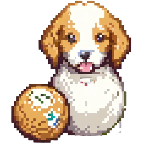 bowling skittle with puppy head on top emoji