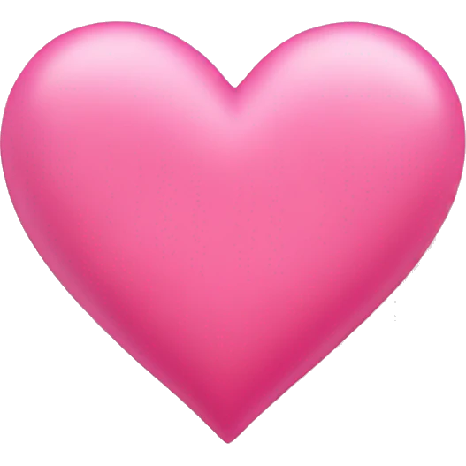 Pink heart emoji