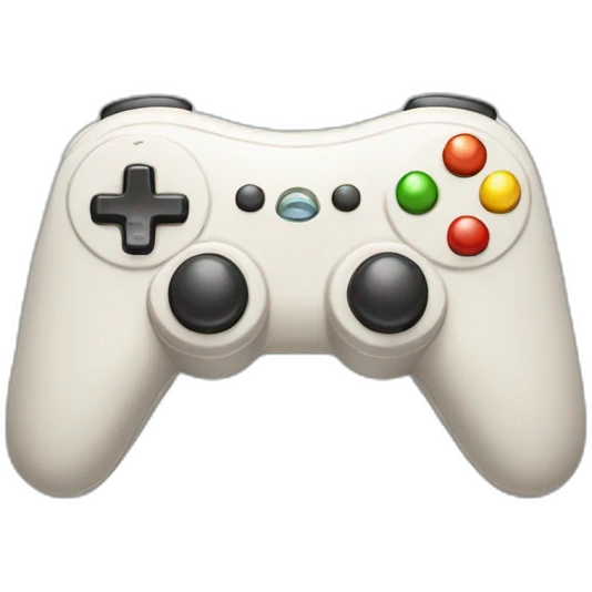 game controller with food emoji