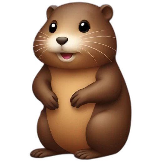 Nutria in love emoji