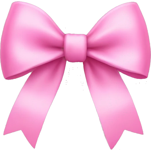 pink bow emoji