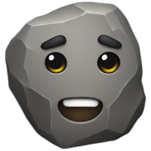 Rock emoji