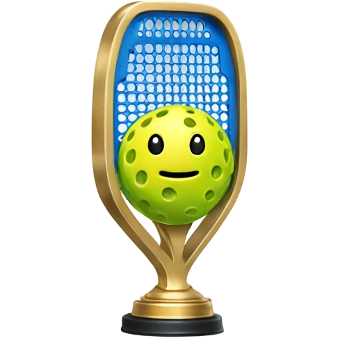Pickleball trophy emoji