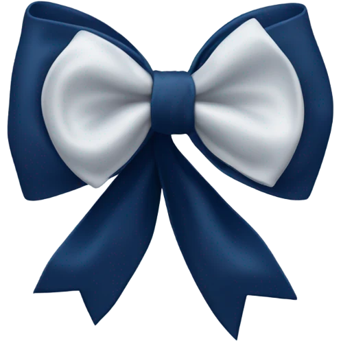 navy bow  emoji