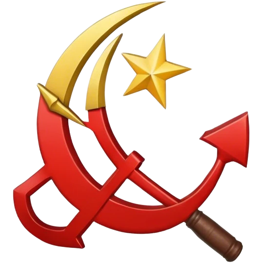 Hammer and sickle emoji