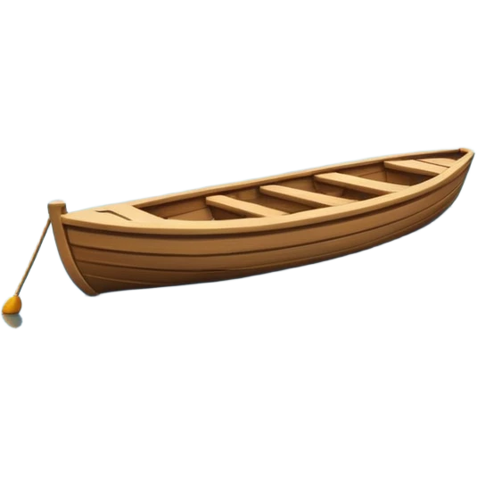A boat on a quiet river emoji