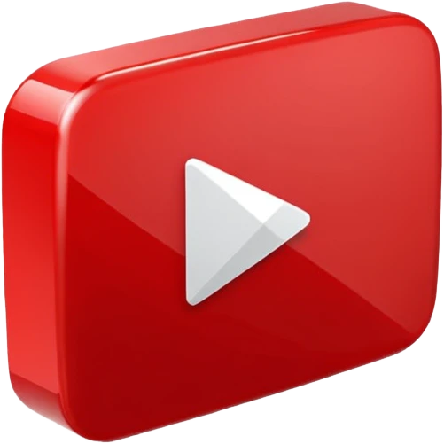 YouTube play button logo without any text  emoji