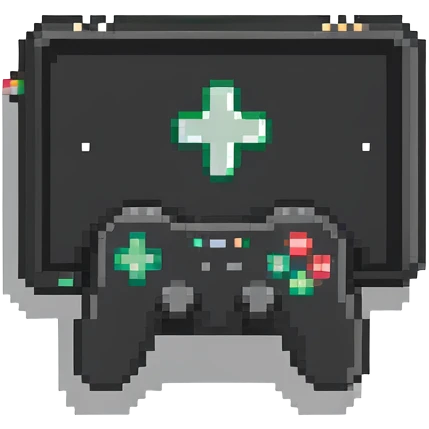 YouTube Gaming badge with controller and play button icon emoji