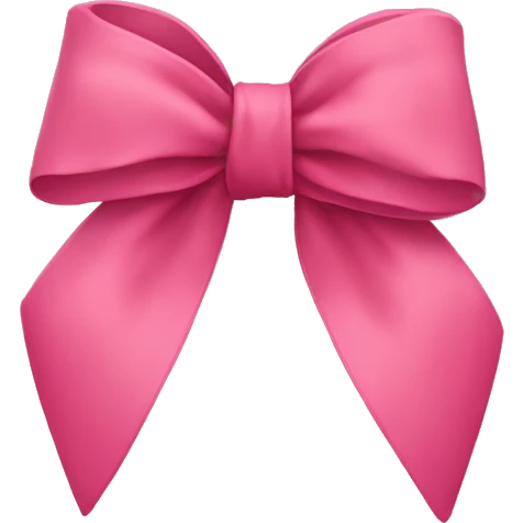 Cute bow emoji
