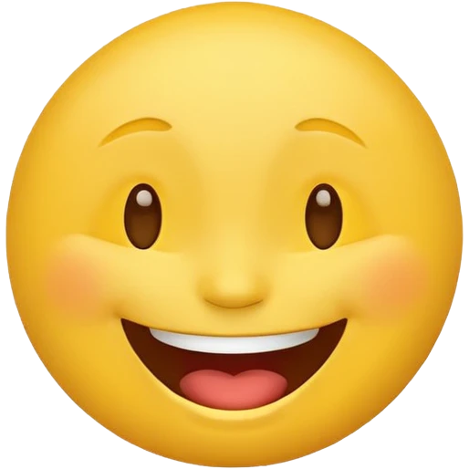 laughing face emoji, classic style emoji