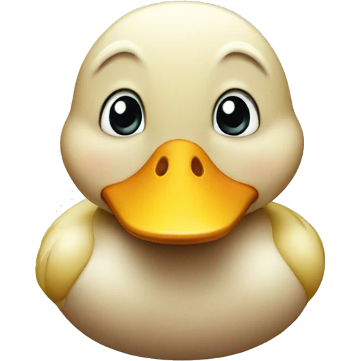 Cute duck emoji