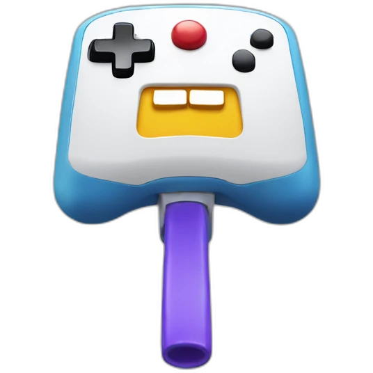  Create an emoji of a joystick with a happy face to express gaming pleasure! emoji