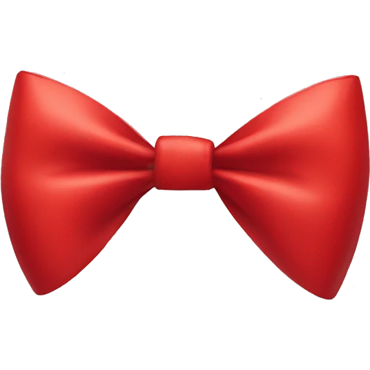 Red bow emoji