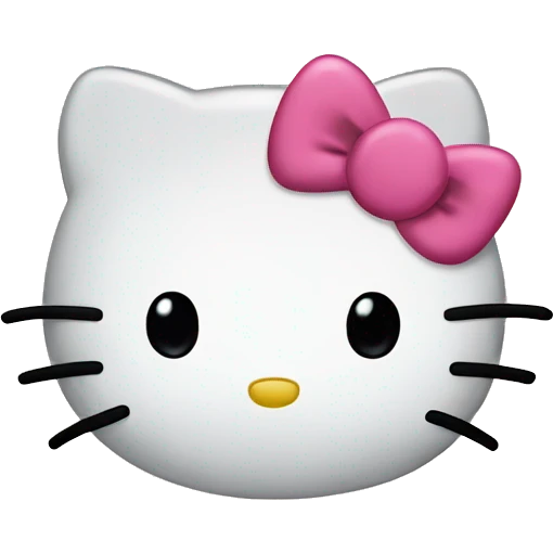 Hello kitty emoji