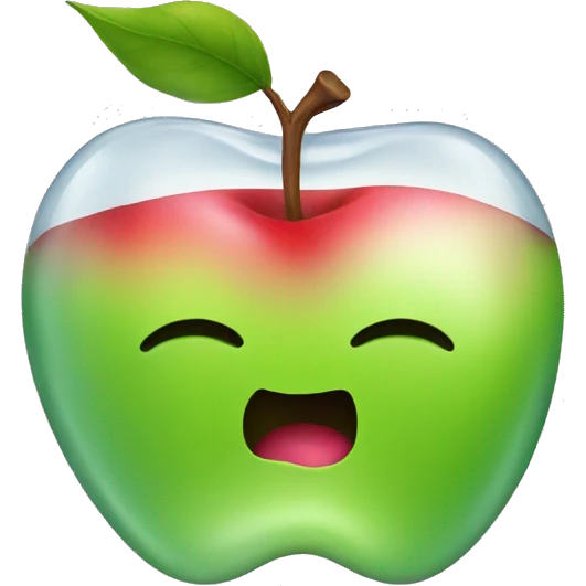 liquid apple emoji