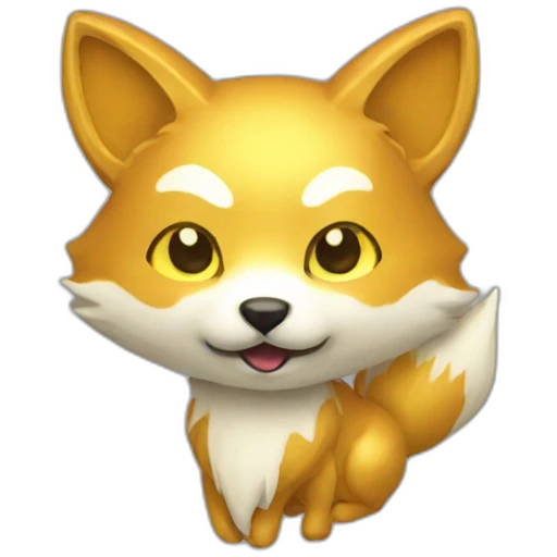 golden kitsune emoji