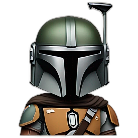 Mandalorian sad emoji