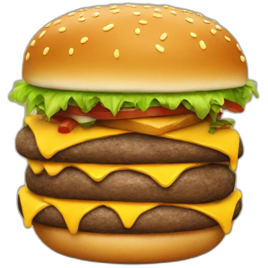 Poop burger emoji
