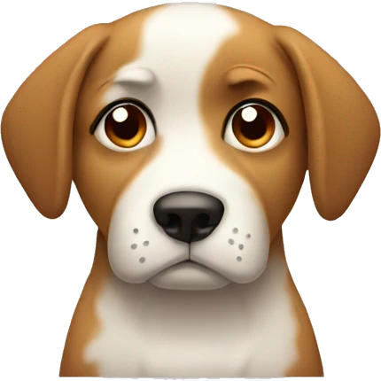 sad dog emoji