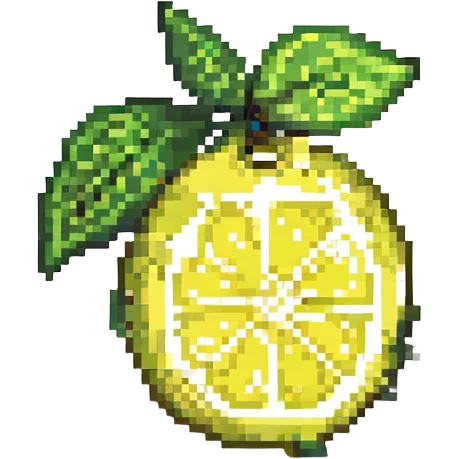 a lemon emoji