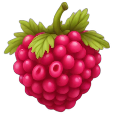 Rasberry emoji