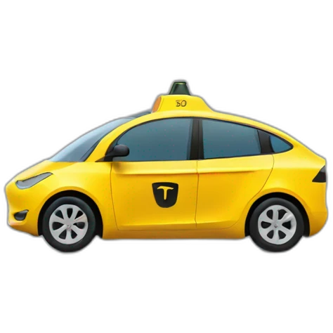 tesla taxi emoji