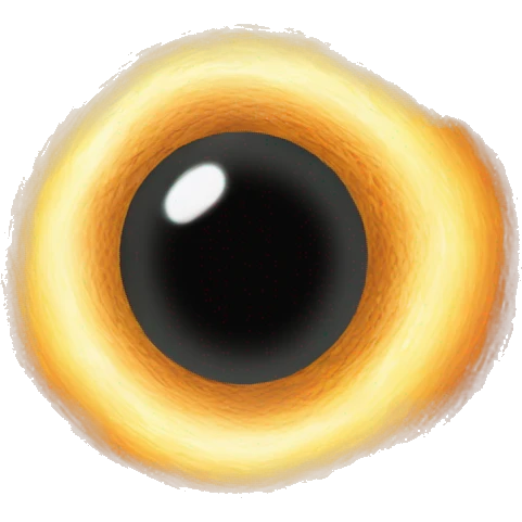 Black hole emoji