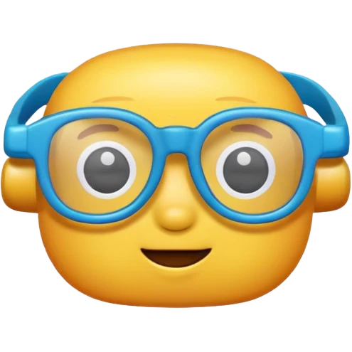 toy with glasses emoji