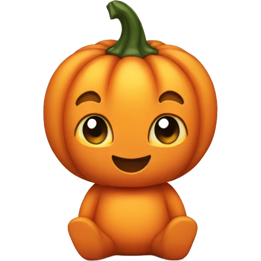 cute pumkin emoji