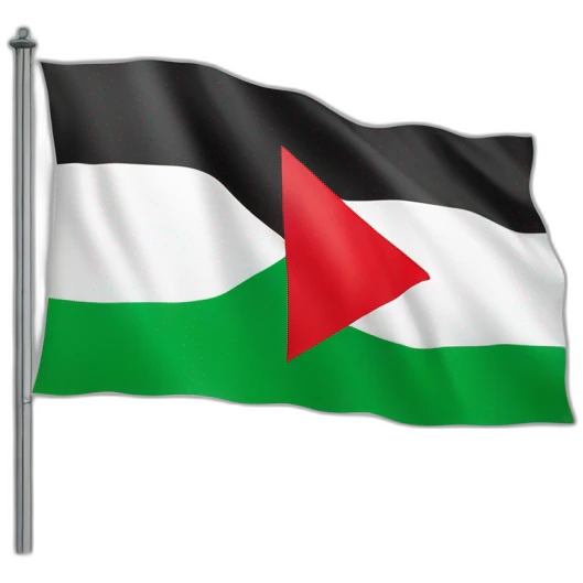 Le drapeau de la Palestine emoji